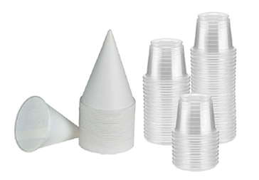 PAPER CONES / PLASTIC CUPS